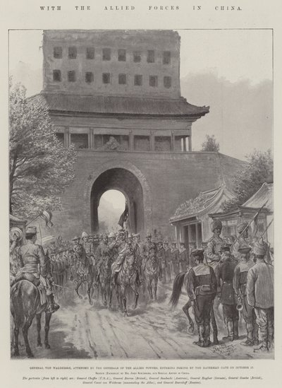 Avec les forces alliées en Chine - Johann Nepomuk Schonberg